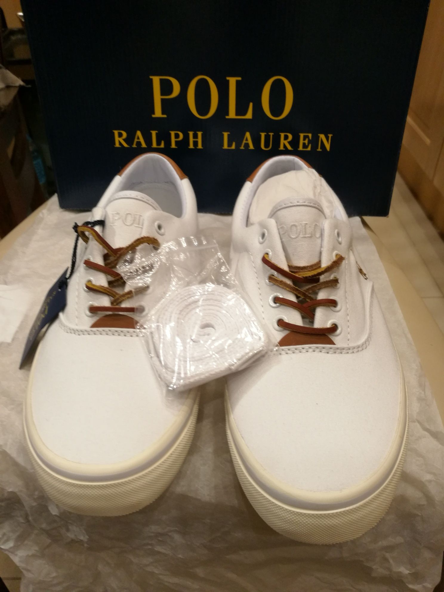 Eleganckie buty Polo Ralph Lauren - rozmiar 42 - UNIKAT