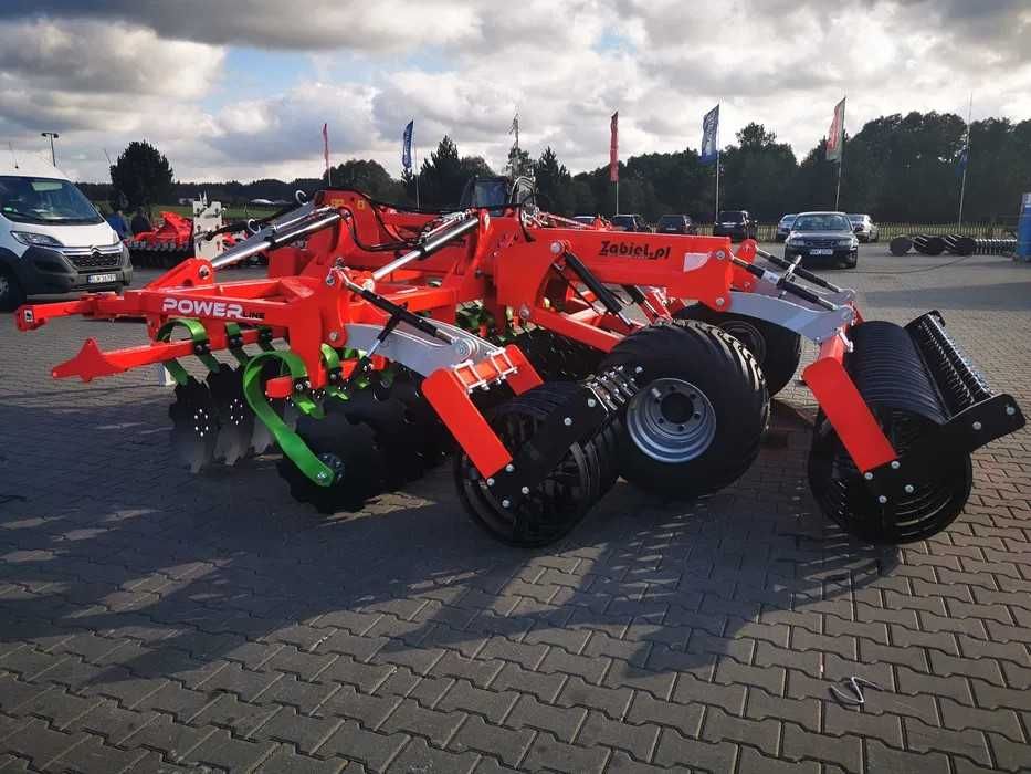 BRONA talerzowa hydrauliczna ZABIEL 4 M 2025 RESOR wózek dostawa