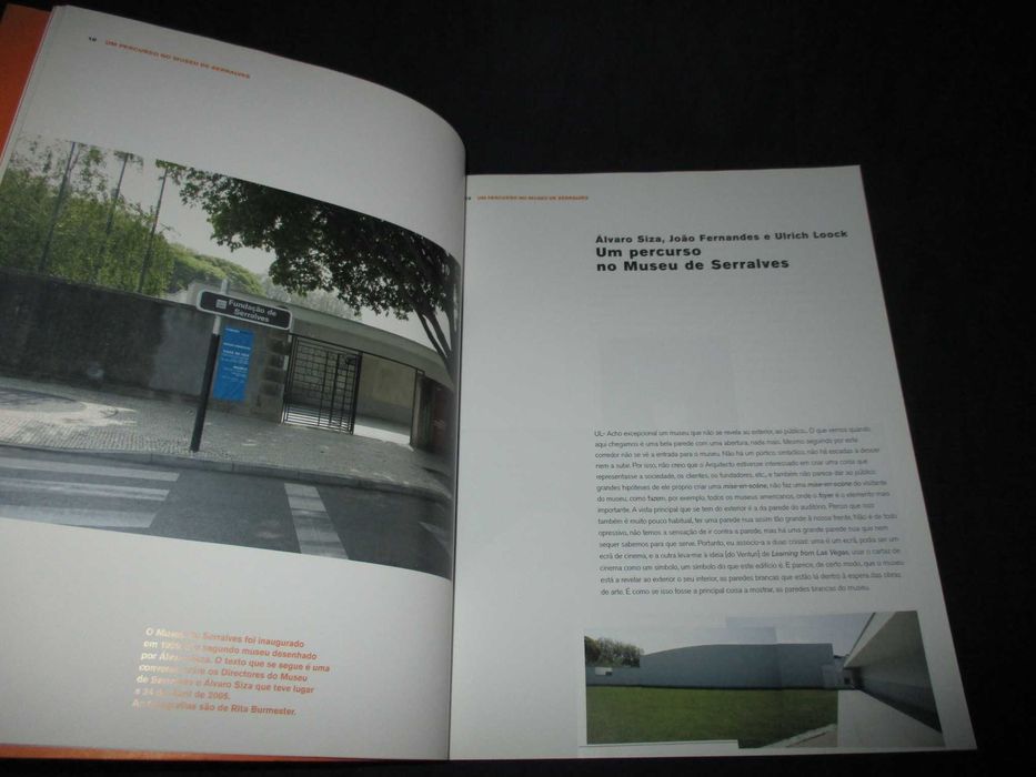 Livro AnArquitectura de Andre a Zittel Álvaro Siza Museu de Serralves