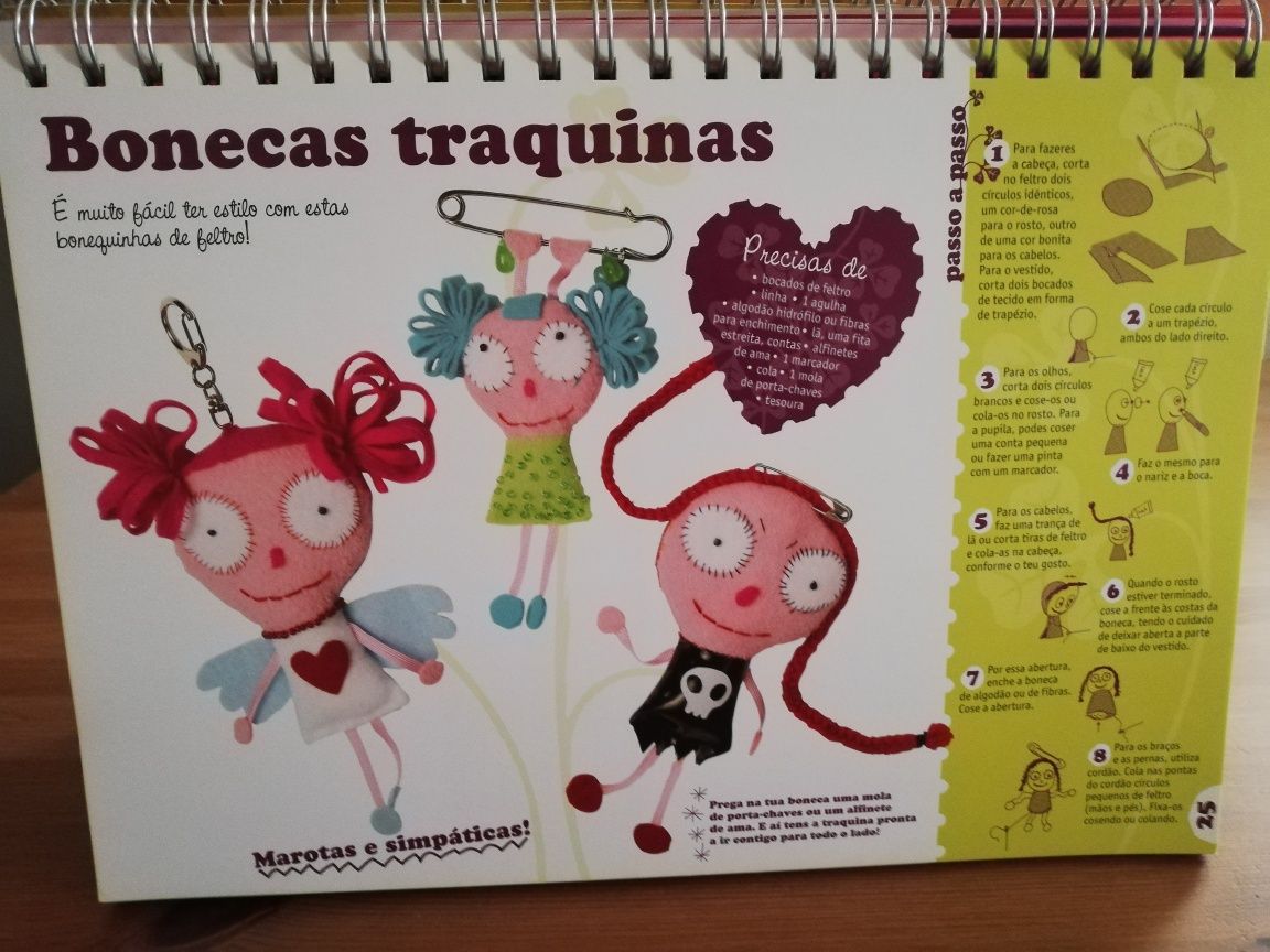 Livro de atividades criativas