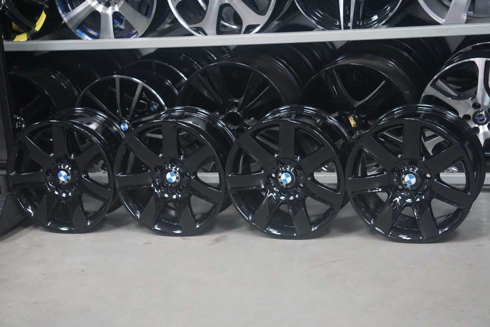 Alufelgi oryginał BMW 5x120 8Jx17 et47 cb72,6 czarne perła, nowe dekle