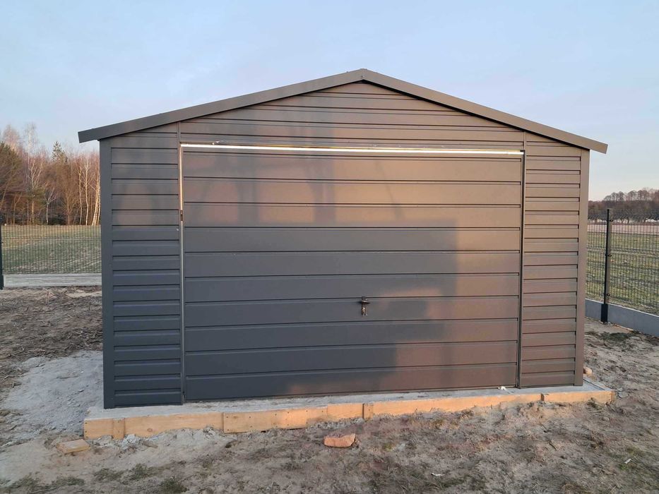 Garaż blaszany 4x6 PROMOCJA. PROFIL ZAMKNIĘTY OCYNK. Producent.
