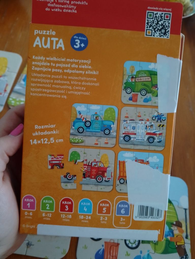 Czuczu Puzzle układanki pojazdy dla chłopca 2,5-3+