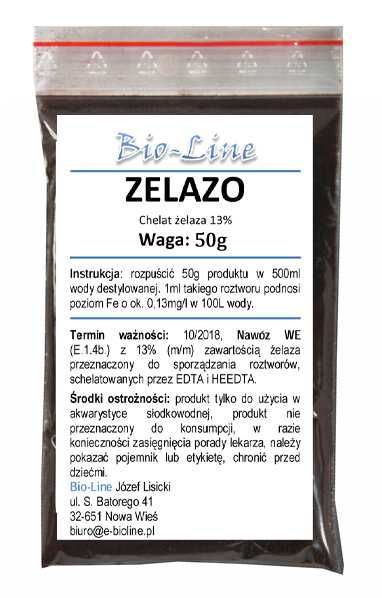 Chelat Fe żelaza 13 % HEEDTA - ŻELAZO 50g