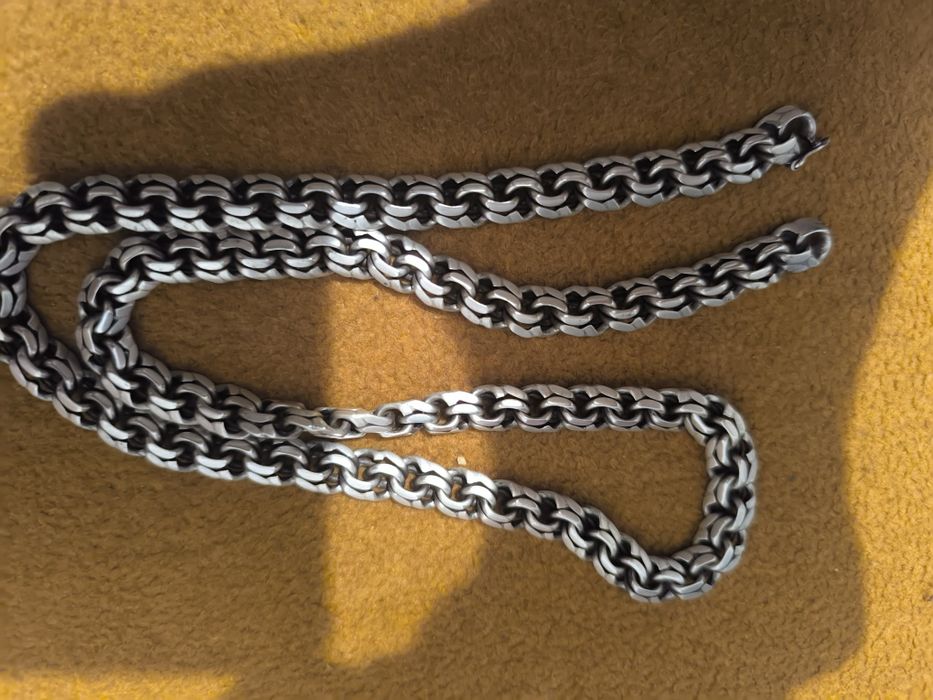 Srebrny łańcuszek galibardi