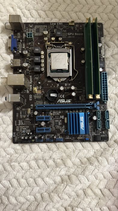 Продам материнскую плату Asus,процессор,оперативную память
