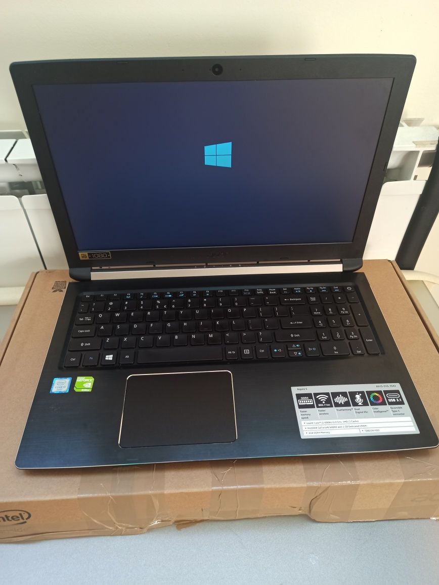 Acer ASPIRE 5 I3-6006U 12 GB SSD 480 GB Bateria Pudełko Ładowarka