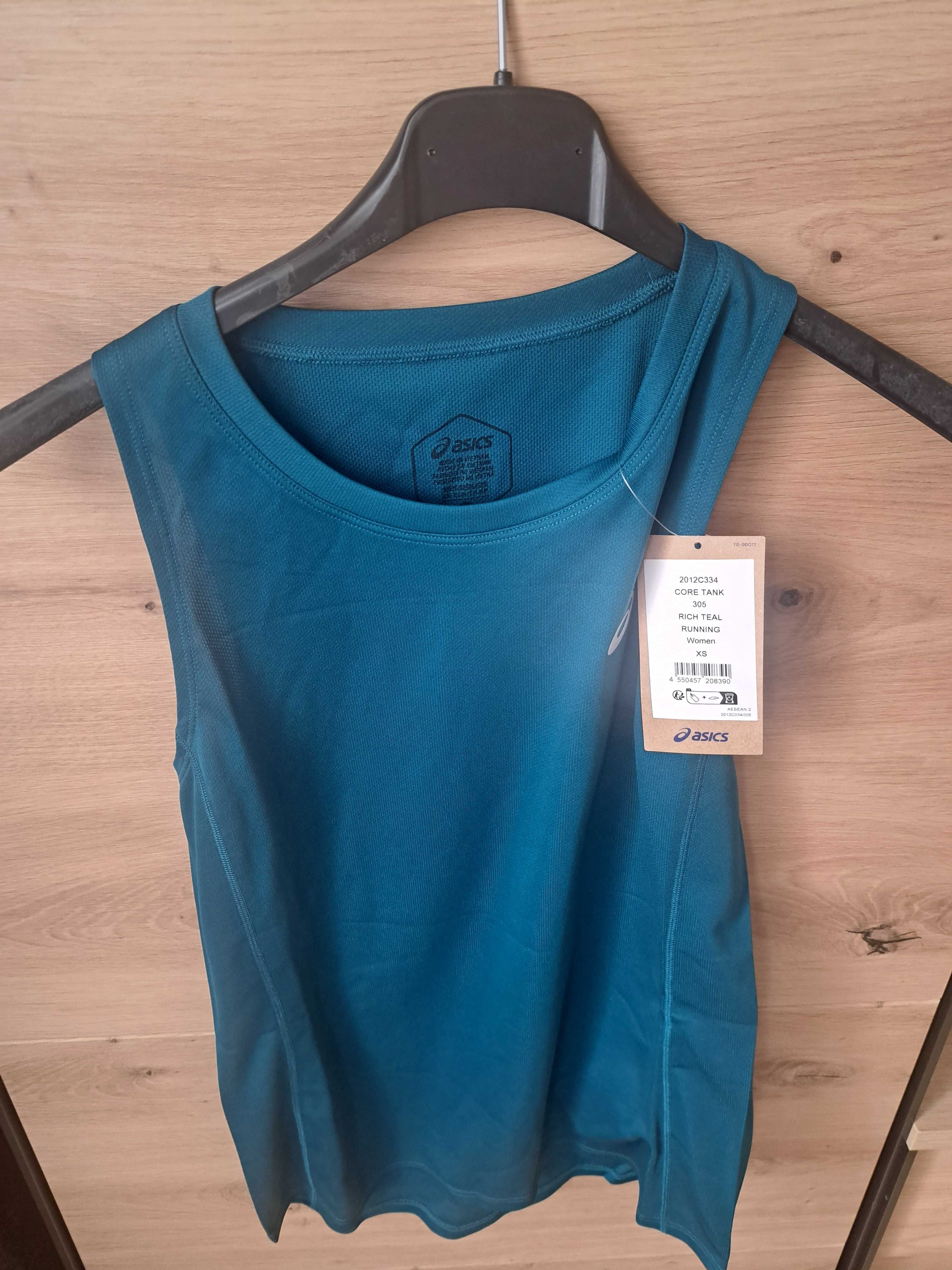 nowy damski top biegowy Asics rozmiar XS