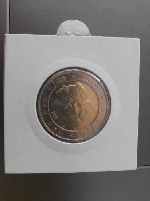 Moeda 2 Euros União Económica Bélgica Luxemburgo