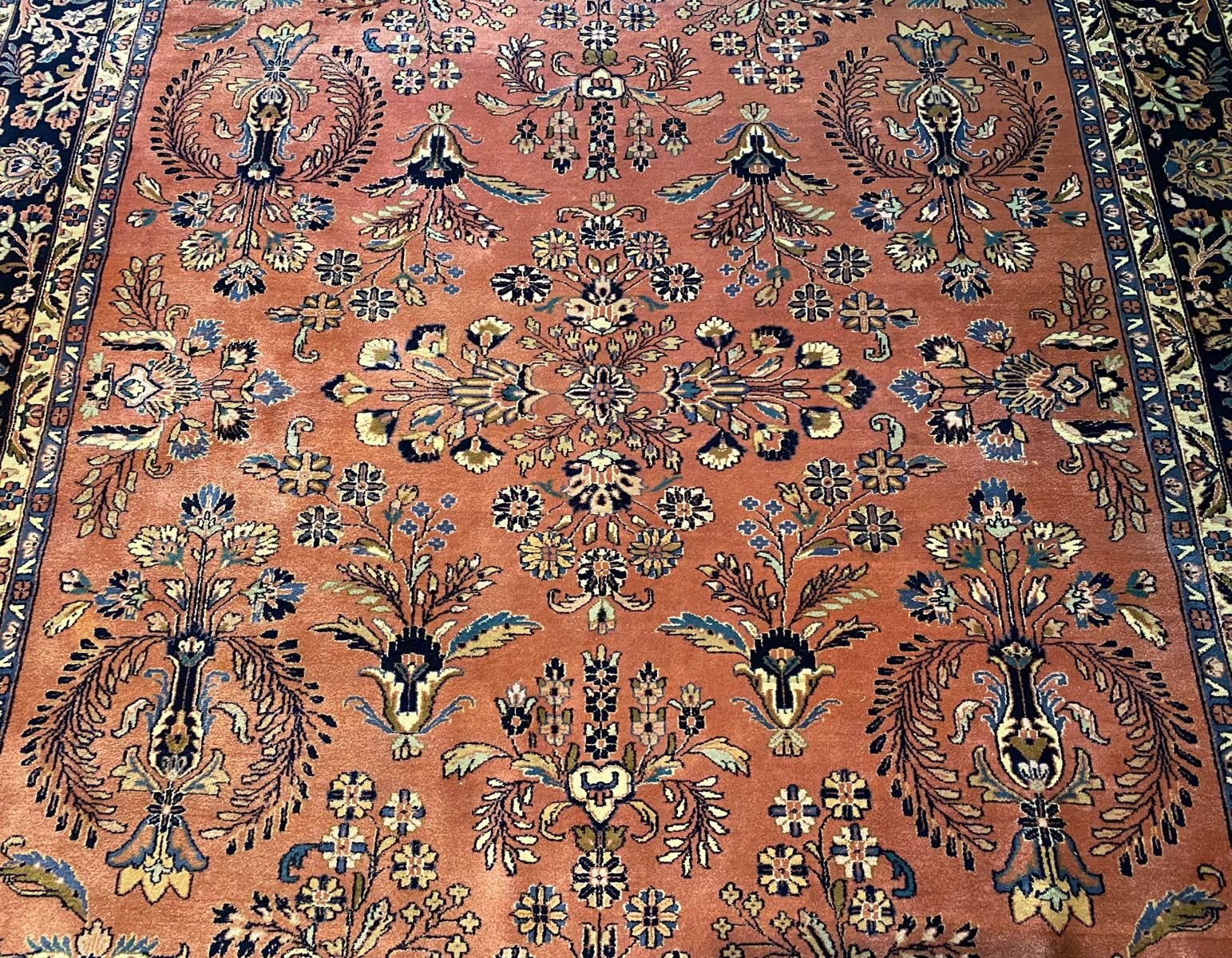 Kaszmirowy Sarough 320 # 250 Luksusowy perski dywan ręcznie tkany