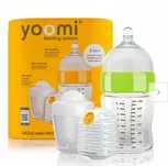 YOOMI zestaw butelka 140ml +podgrzewacz +pojemnik