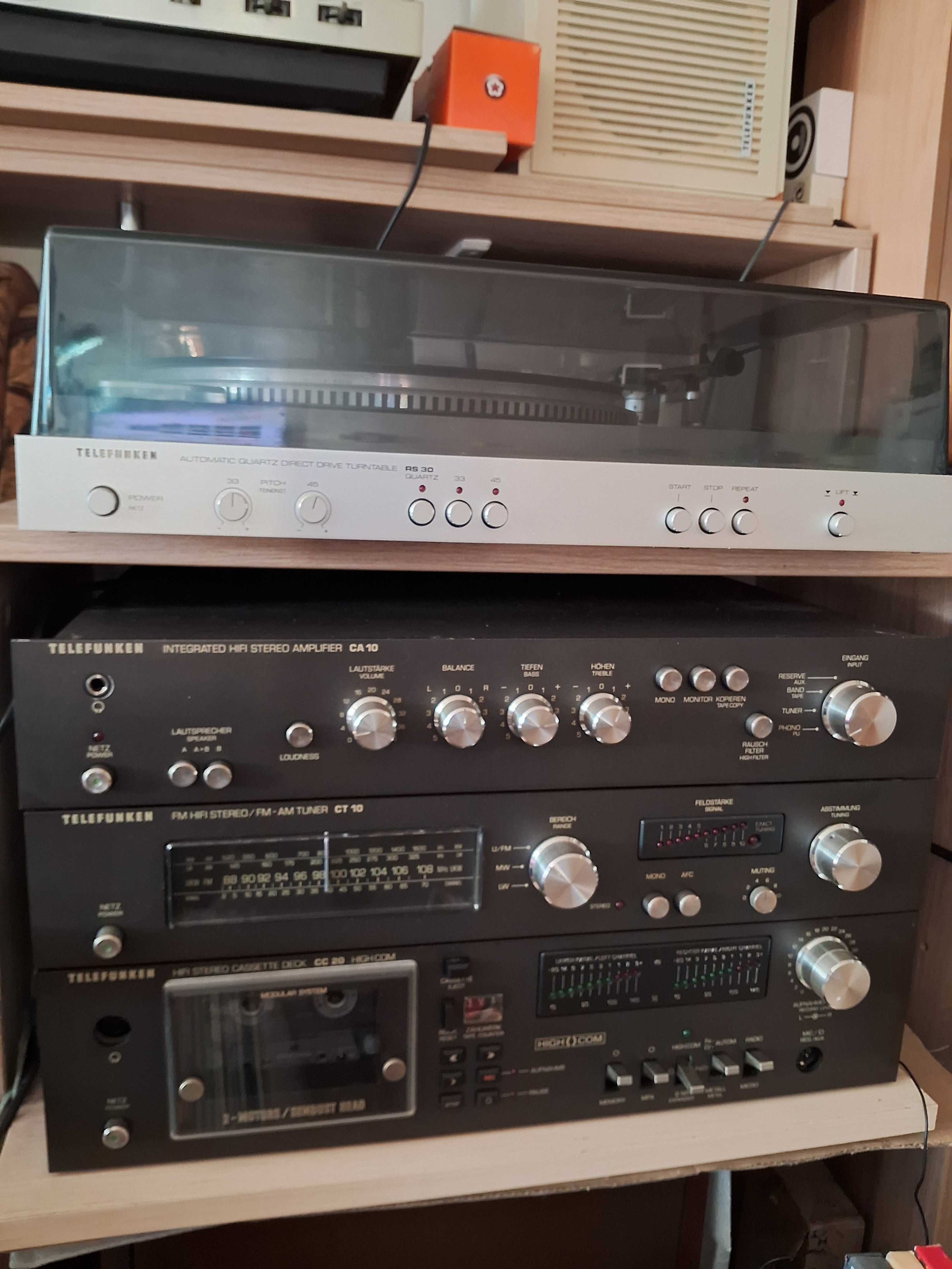 Telefunken HiFi Anlage - C 1  \ Telefunken ca10 tuner ct10 tape cc20