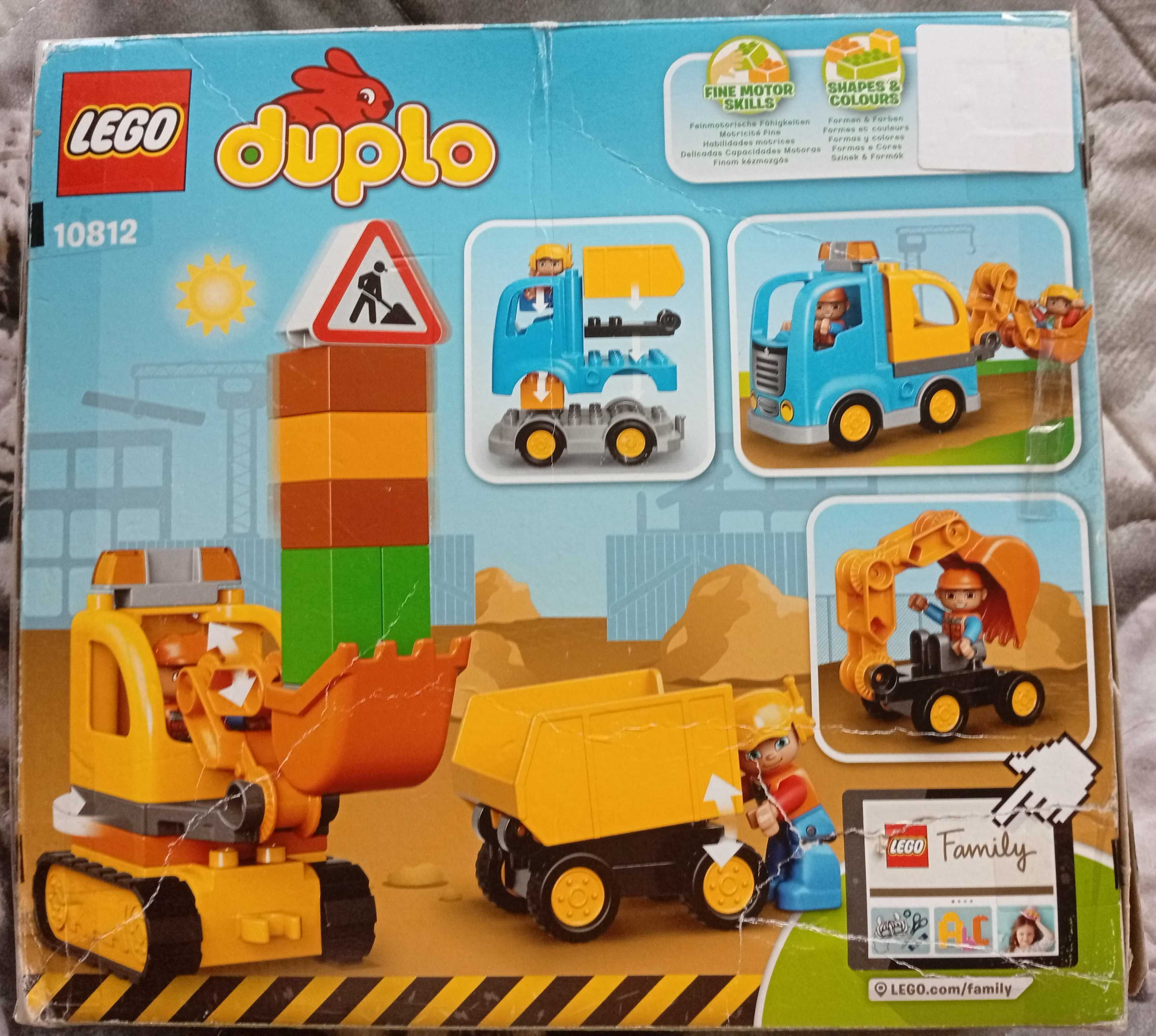 Lego Duplo Вантажівка та гусеничний екскаватор 10812 оригінальний.