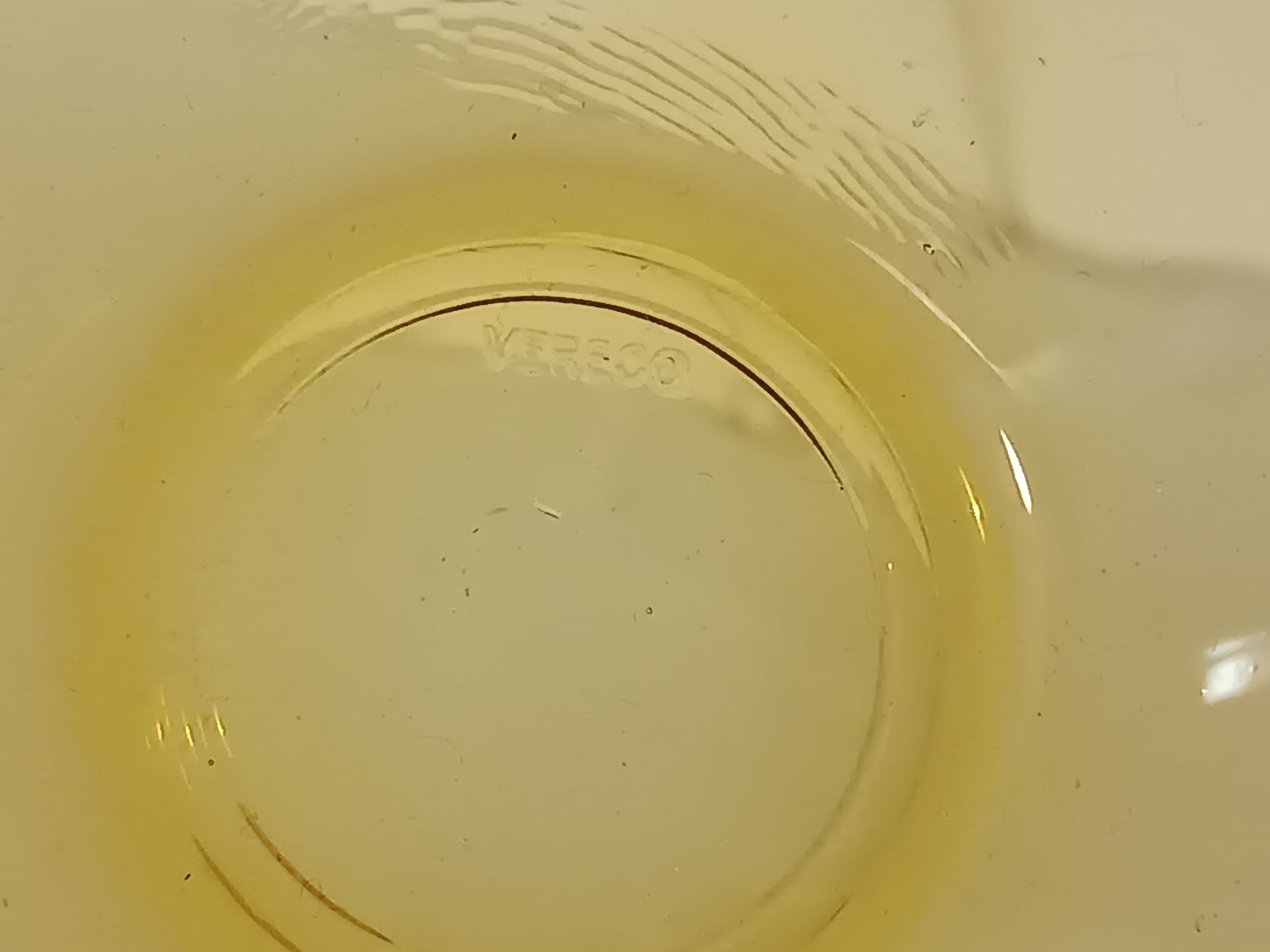Conjunto 2 Chávena de Chá âmbar.. Antigas. Vareco França