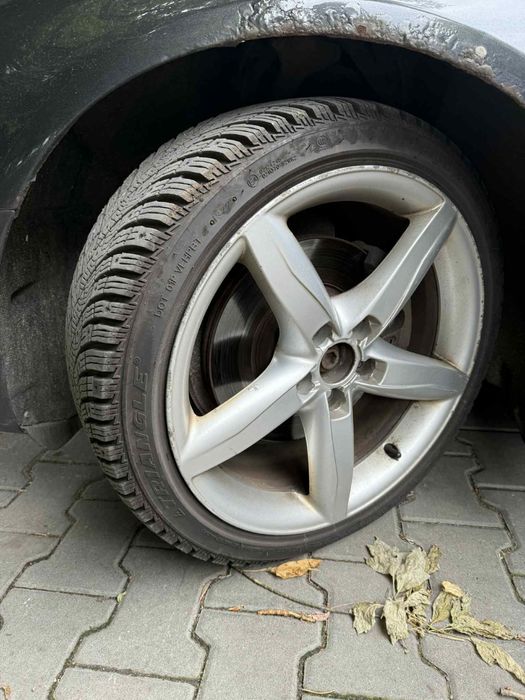 Alufelgi Audi S-Line 18 5x112 Opony Zimowe 225/40R18 Stan Bardzo Dobry