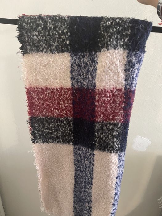 Cachecol em lã tricolor