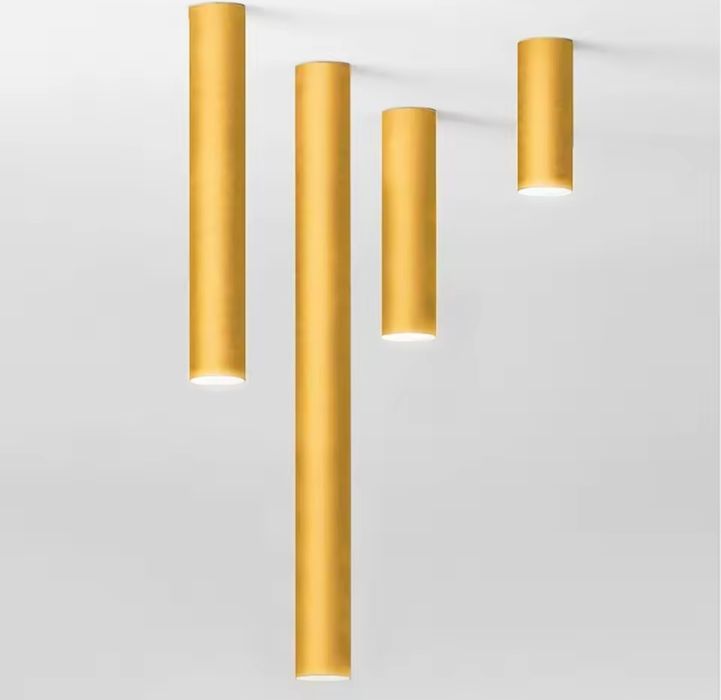 Novos candeeiros tecto dourados