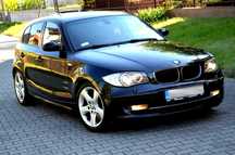 MOCNE czarne BMW 204KM XENON sportSITZE skóry CZARNY sufit rej PL