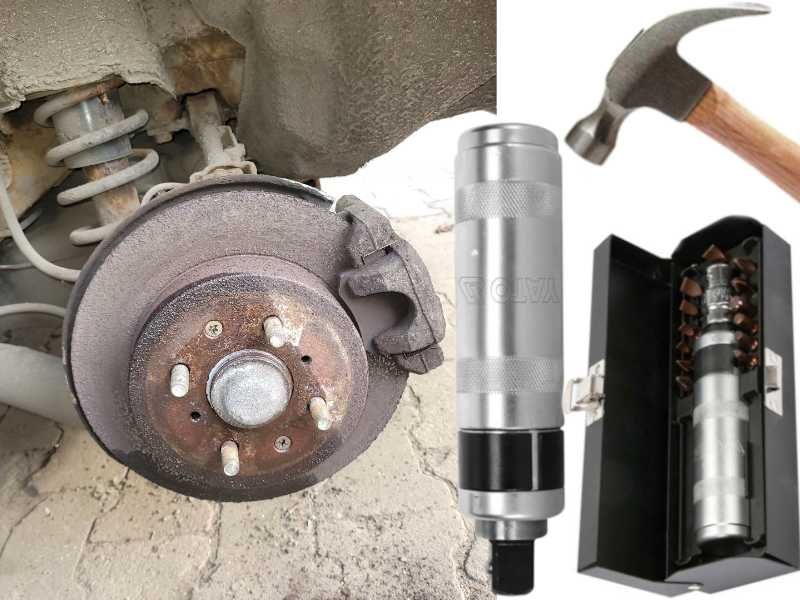 Wkrętak Magnetyczny Udarowy Zestaw 15 Sztuk Do Dobijania Młotkiem