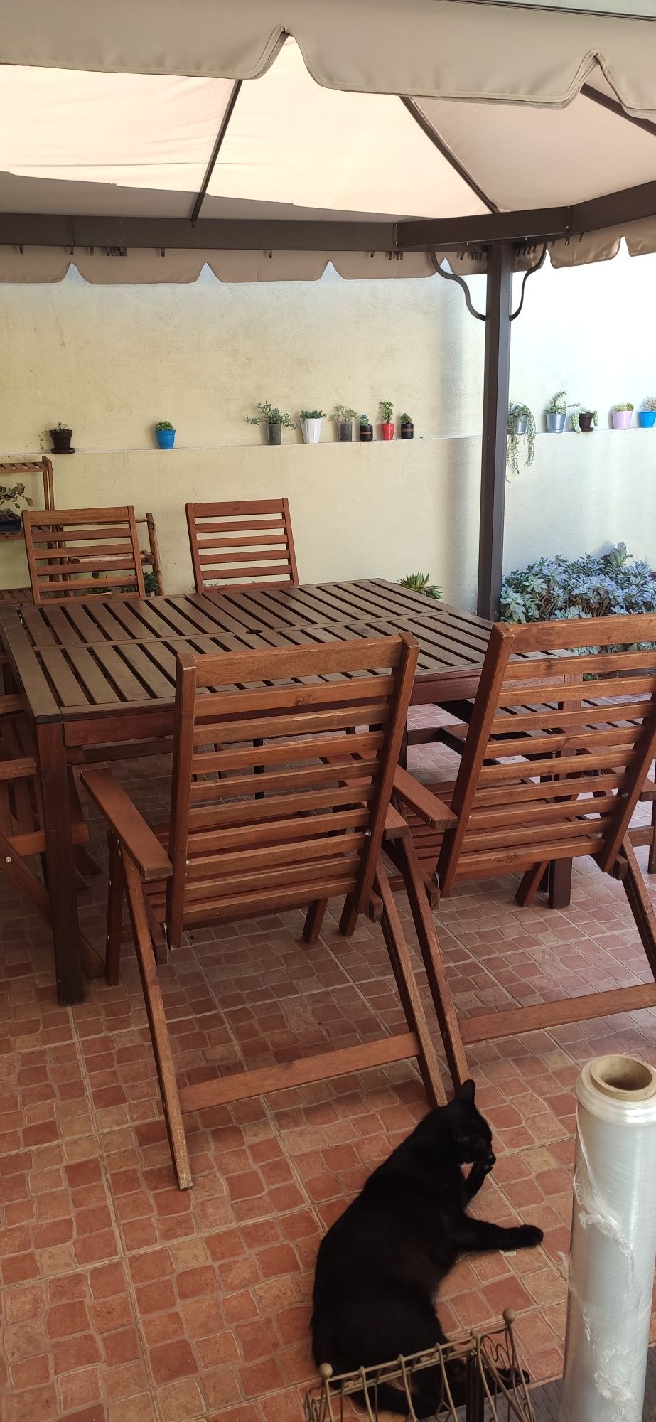 6 cadeiras de exterior, gama applaro do Ikea.VENDIDO!
