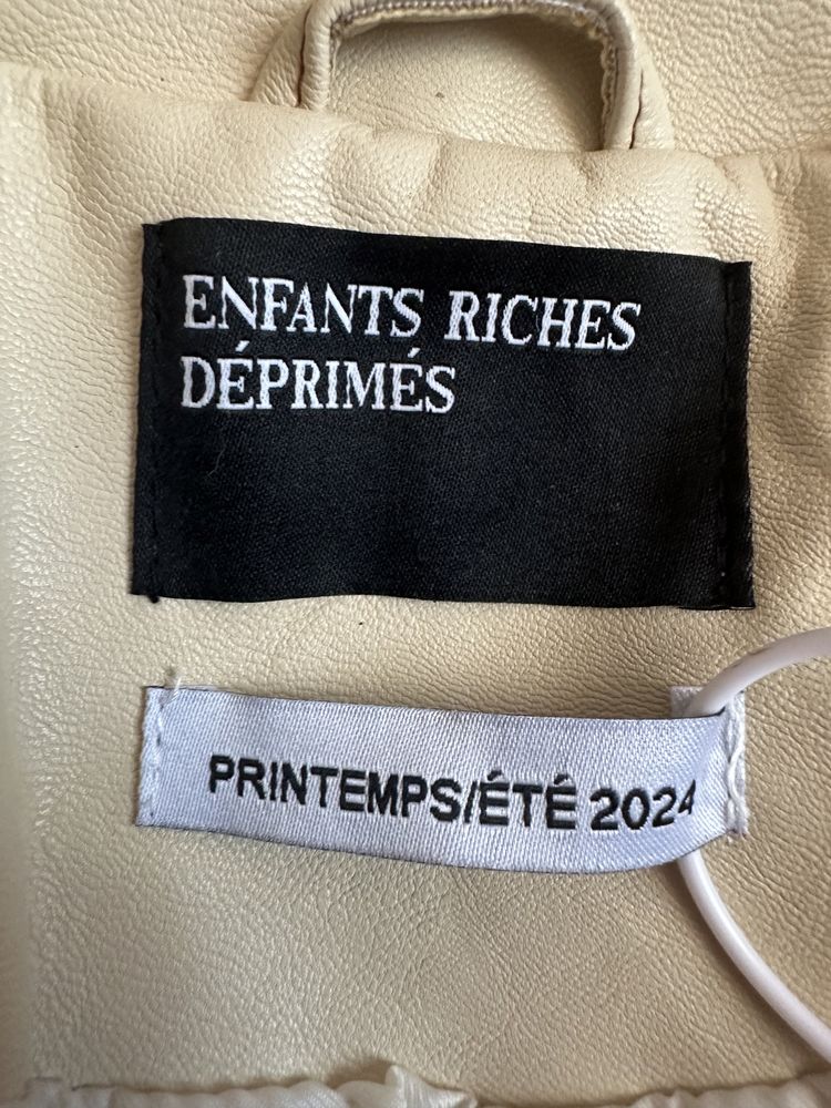Leather Jacket ERD 24SS White
