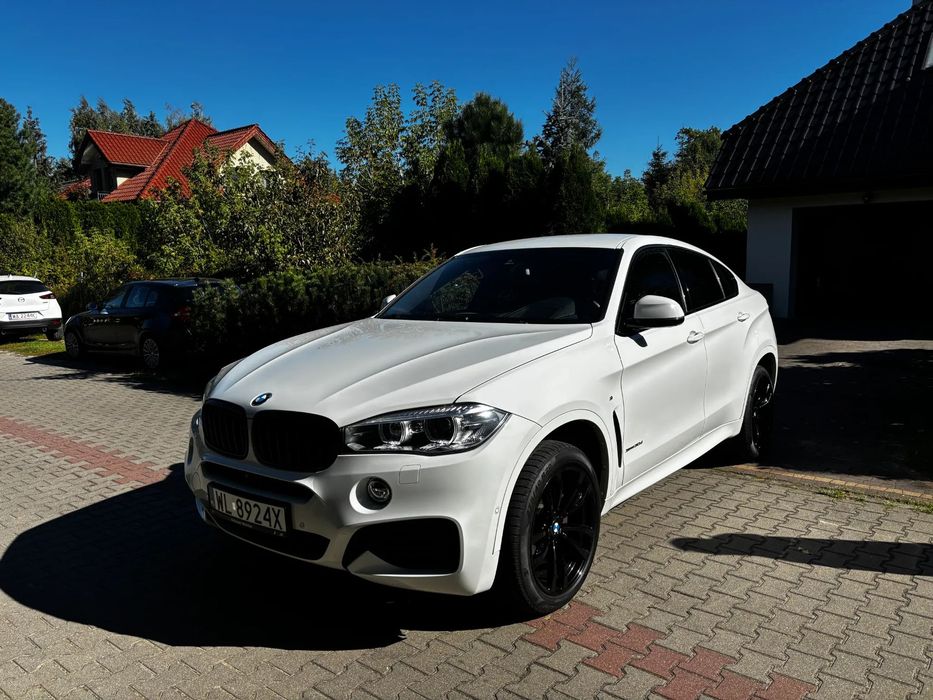 BMW X6 3.0 diesel. Salon Polska. 2018 rok, I-wsza rejestracja 03.2019rok