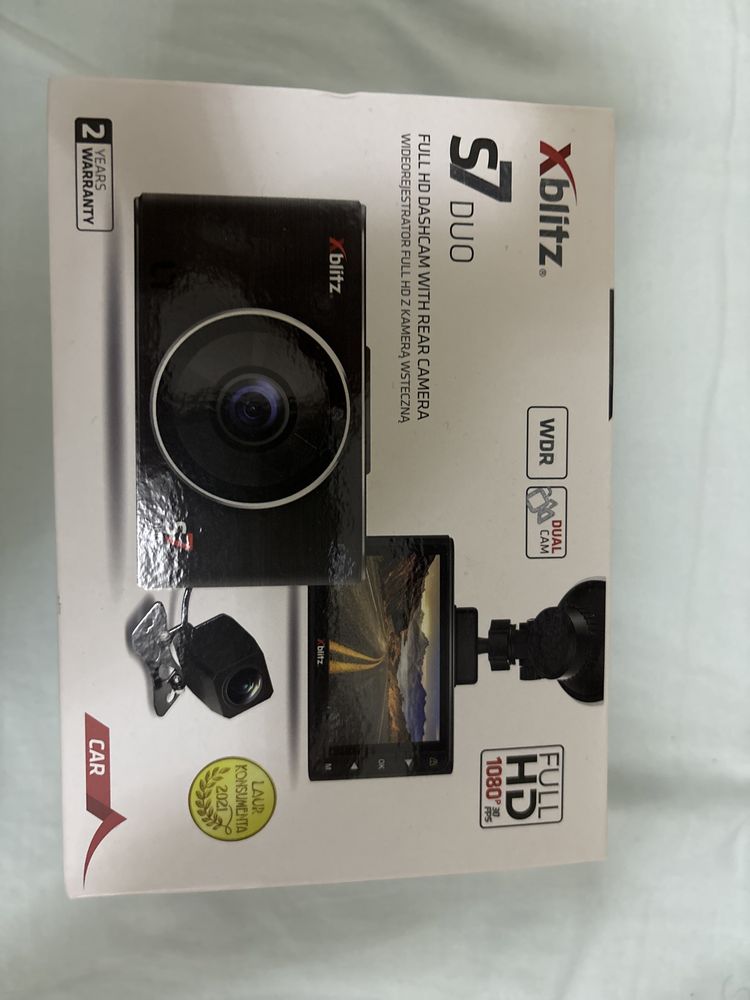 Wideorejestrator Xblitz S7 DUO 1080p PRZÓD + TYŁ