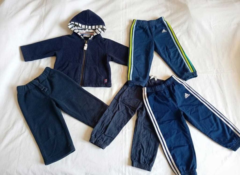 Великий Лот одягу 12 шт Спортивнi штани Adidas, куртка, светр, гольф