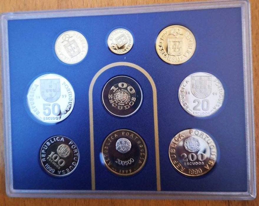 Moedas Proof dos 50 Anos da Unicef