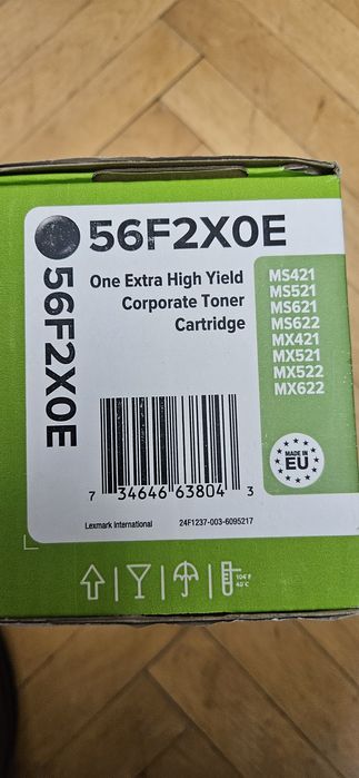Toner 56F2XOE lexmark oryginalny