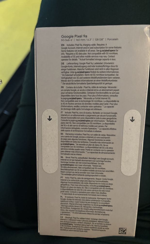 Telefone google pixel 9a 128g novo na caixa
