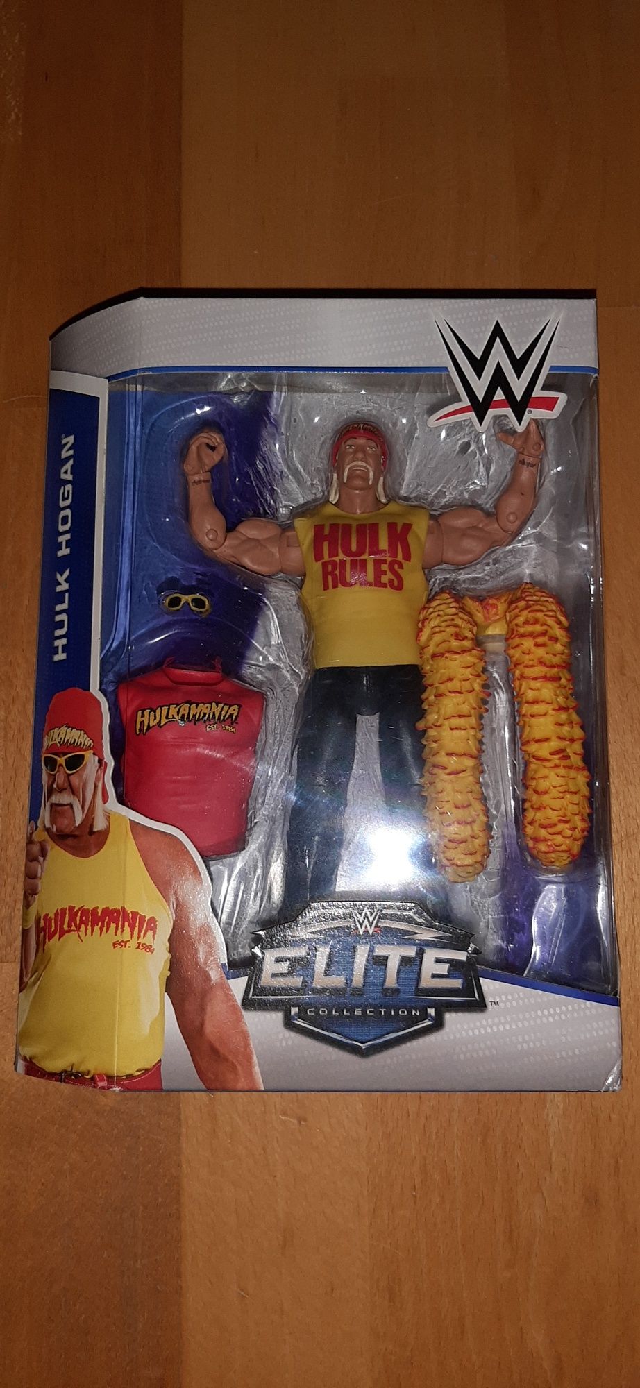 Figura/boneco Hulk Hogan Elite selado Wwe-wrestling