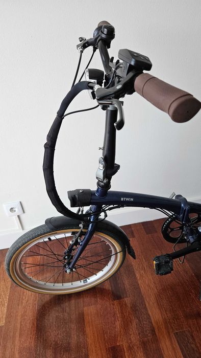 Bicicleta elétrica dobravel E Fold + acessórios