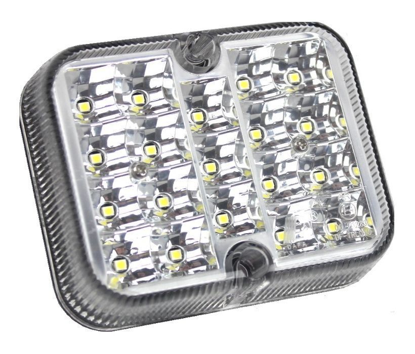 Lampa tylna cofania LED prostokąt ledowa