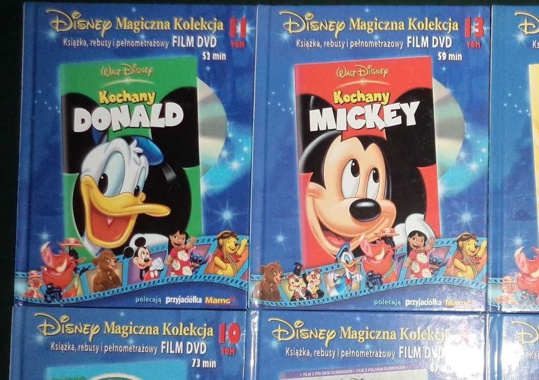 16x DVD Disney Magiczna kolekcja 2005 Kaczor Donald Myszka Miki