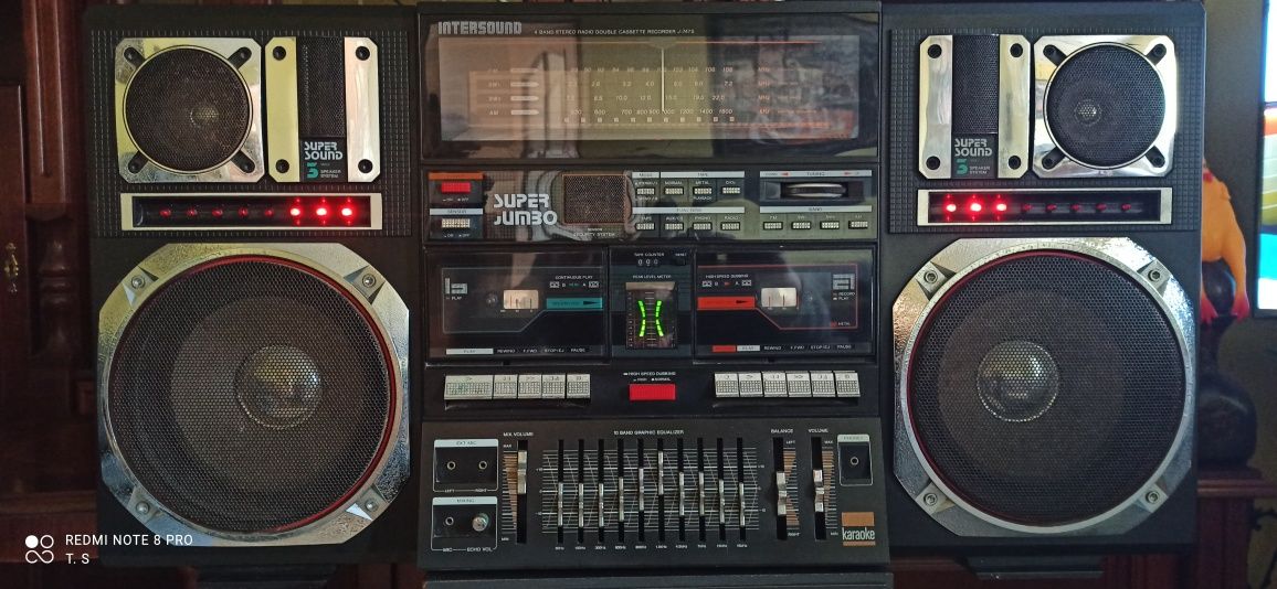 INTERSOUND  Super Jumbo J-747S Ghetto Blaster