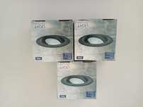 Oczka wpuszczane ruchome LAGOS IP65 GU10 / CZARNE / 3 SZTUKI
