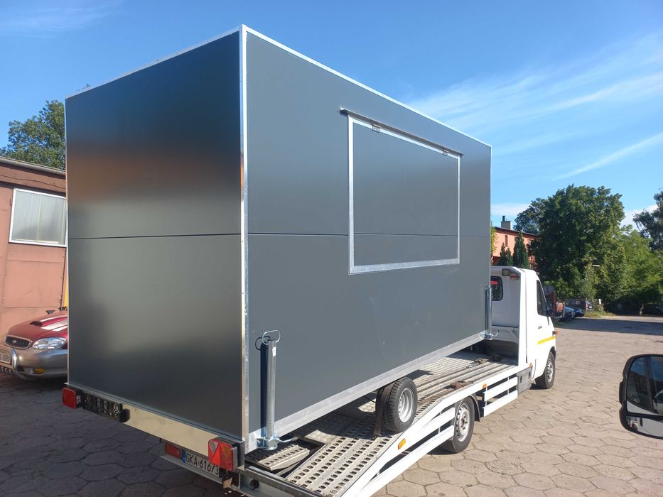 Nowa Przyczepa Gastronomiczna-Handlowa 3,5m x 2m Pusta  2025rok