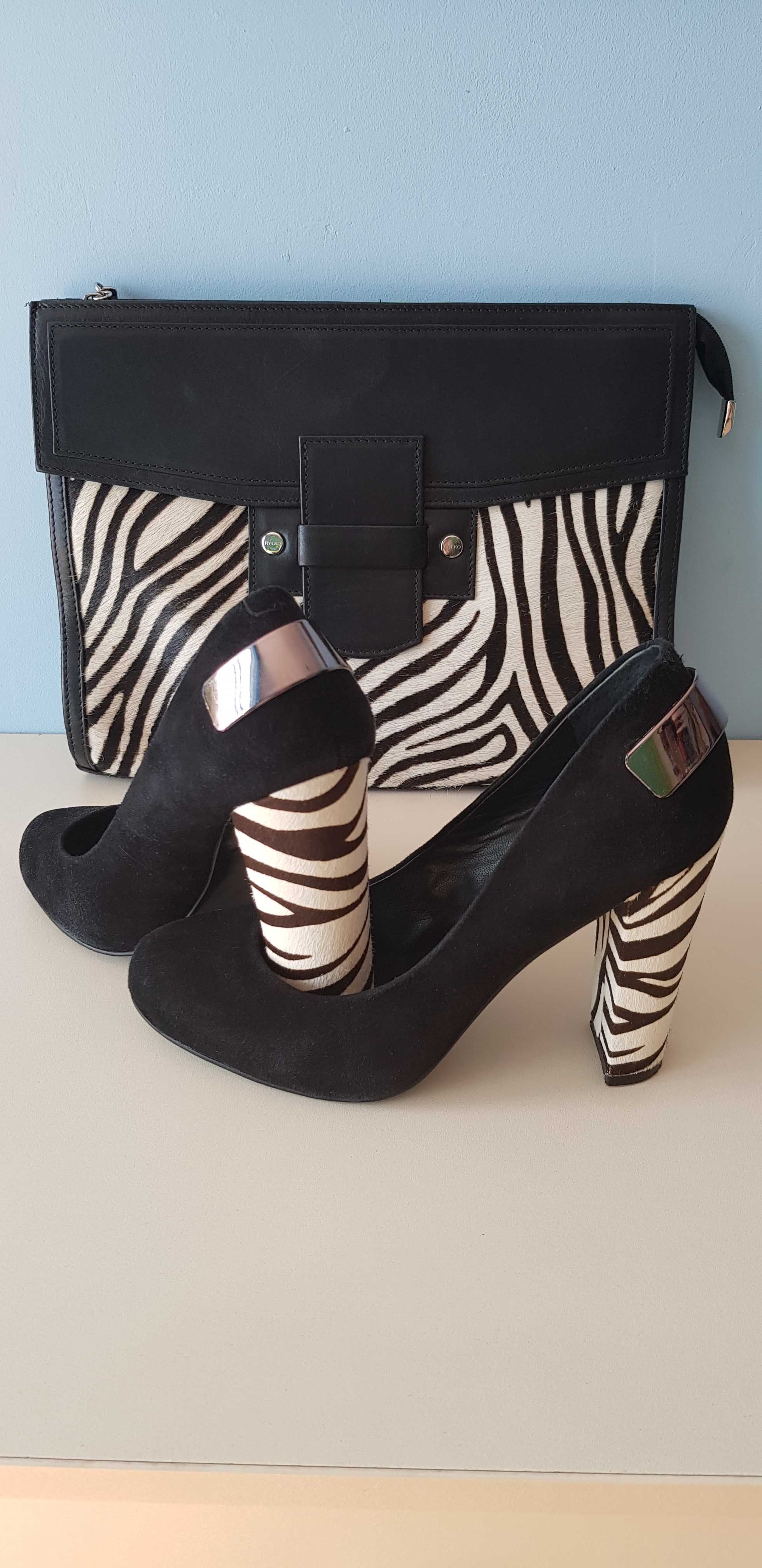 Guess 39 jak nowe zebra torebka ryłko