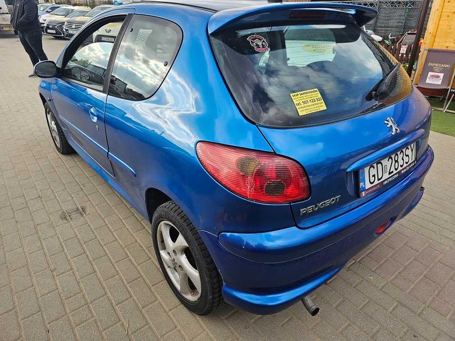 Peugeot 206, 2003/1.6benzyna/KLIMATYZACJA/opłaty aktualne