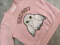 Bluza ocieplana dla dziewczynki Harry Potter sowa Hedwiga rozmiar 74