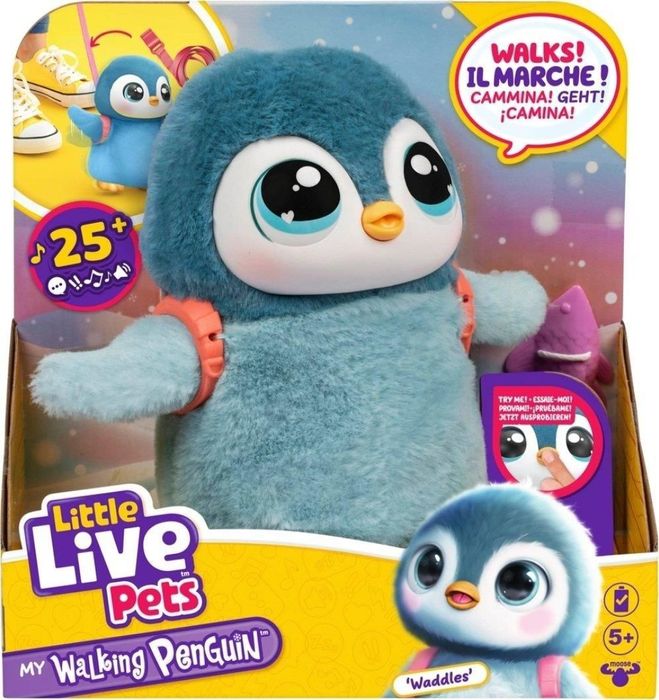 Zabawka interaktywna COBI Little Live Pets Chodzący Pingwinek