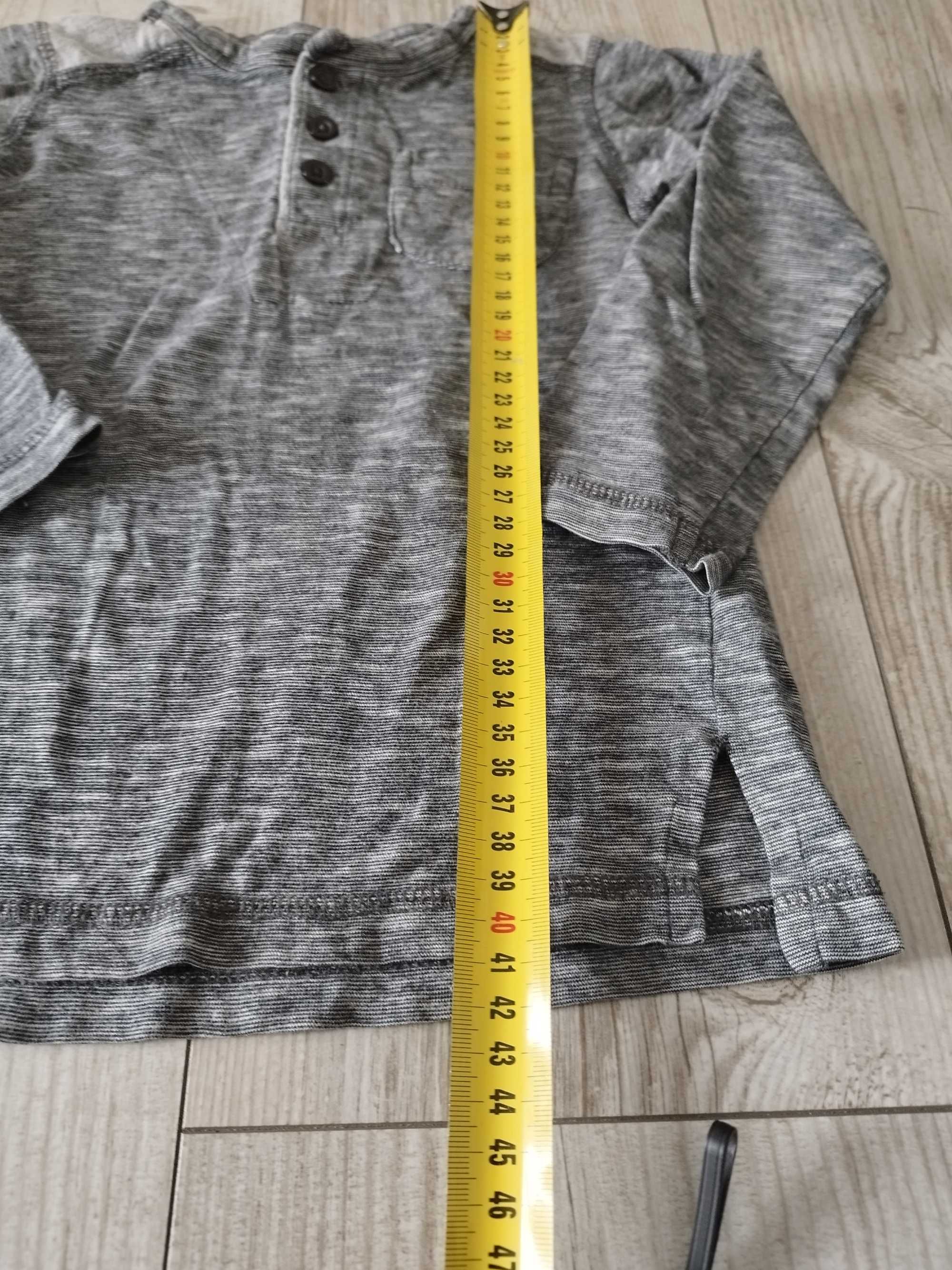 Bluzka 110cm , szara, długi rękaw dla chłopca