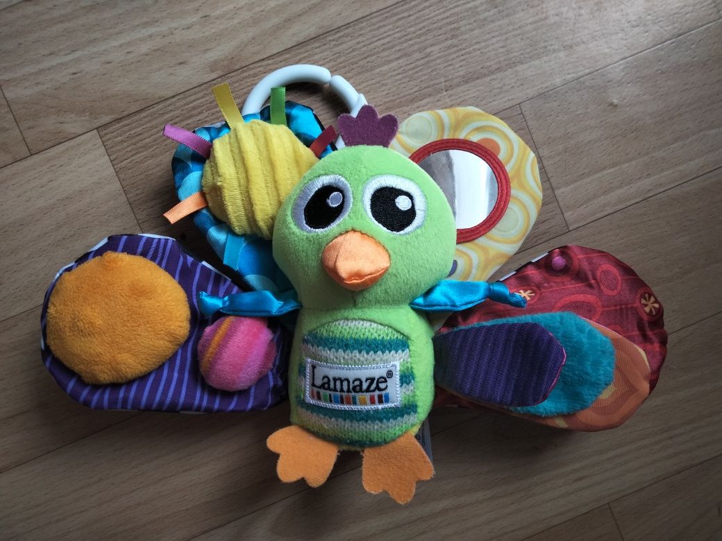 игрушка на коляску погремушка fisher price птичка lamaze