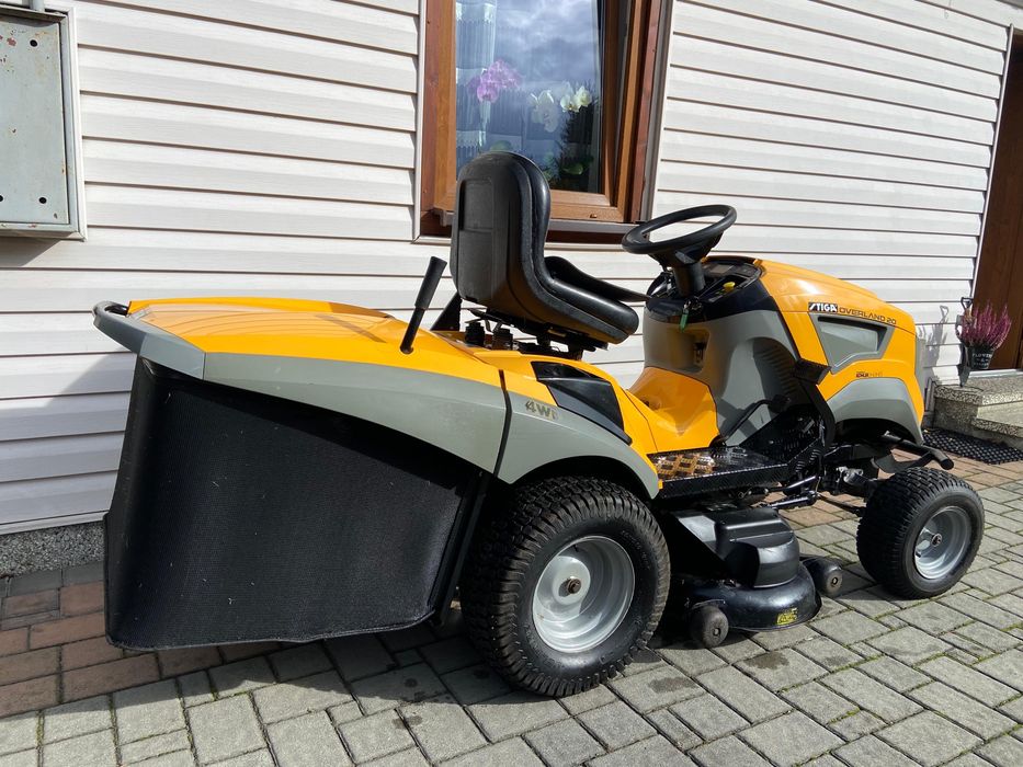 Kosiarka traktorek Stiga ! 20km ! V2  ! 4x4 ! Kosz hydro pompa