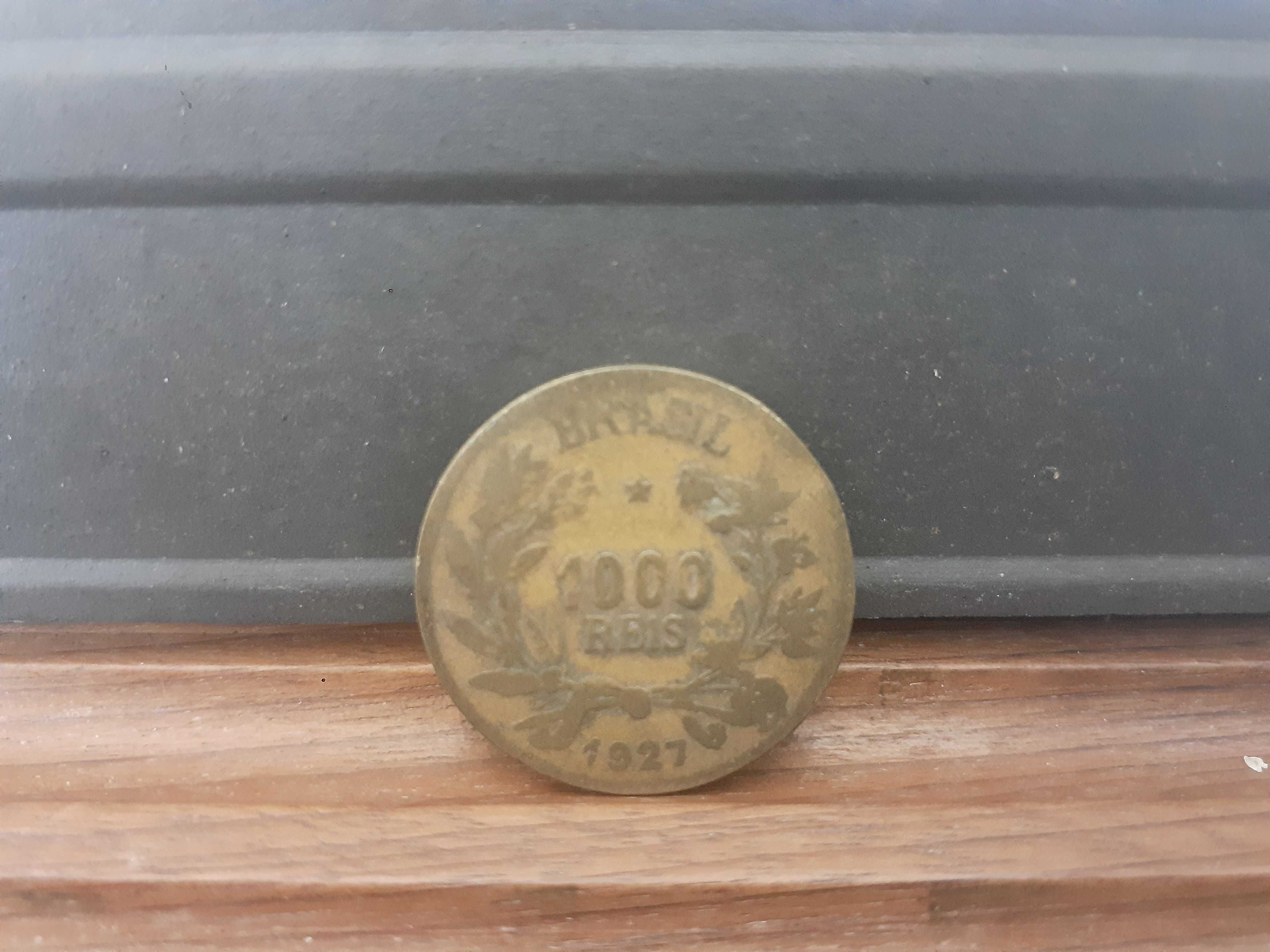 Moeda 1000 Réis de 1927 Brasil