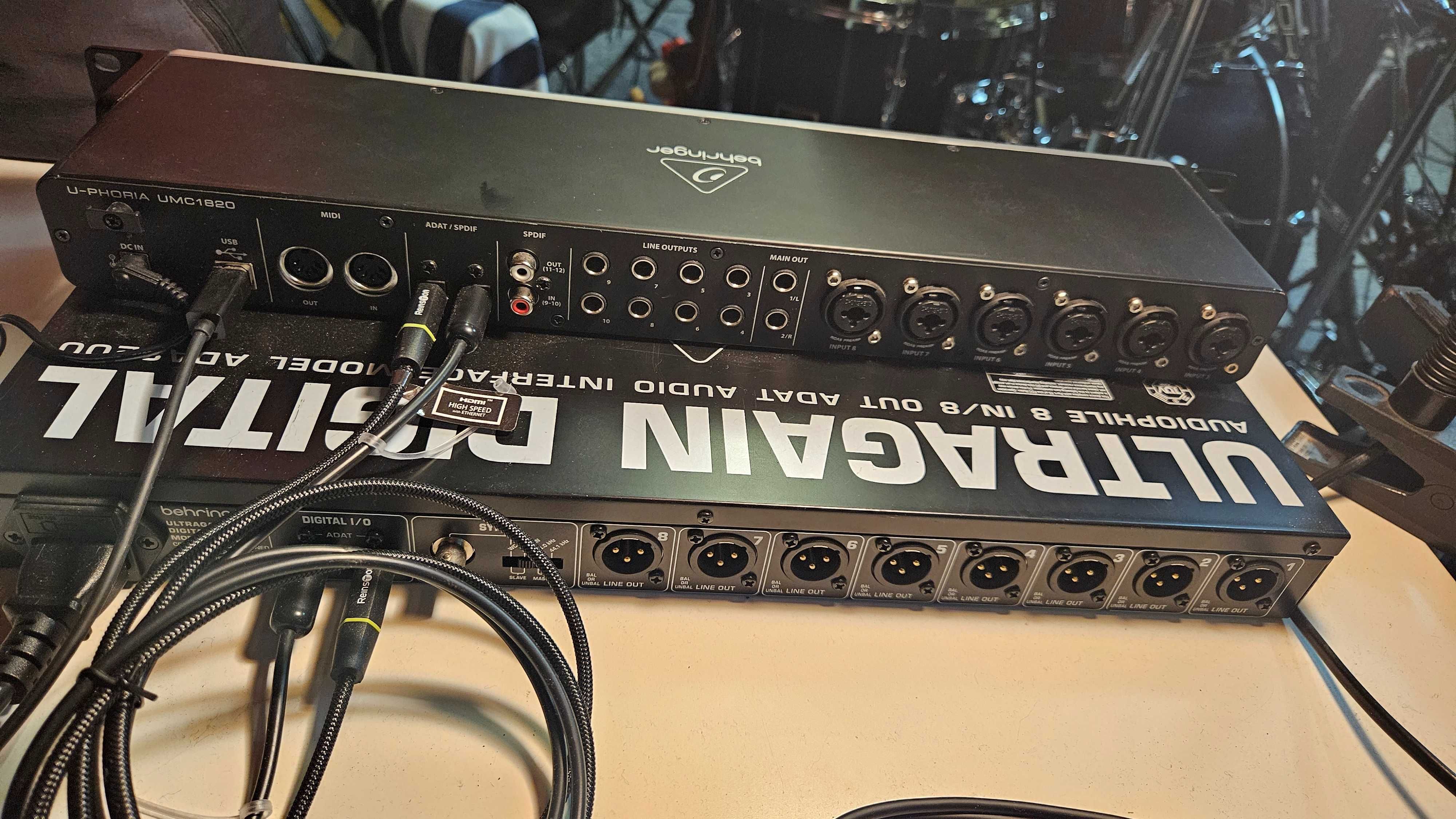 Interface Audio Behringer U-Phoria UMC1820 + ADA8200, 16 wejść