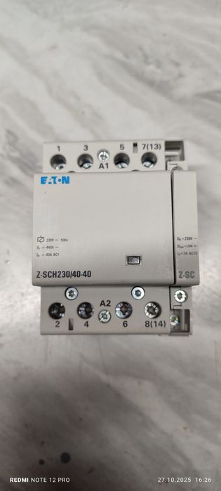 Stycznik modułowy EATON Z-SCH 230/40-40+ styk pomocniczy Z-SC