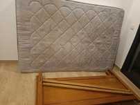 Cama madeira com colchão