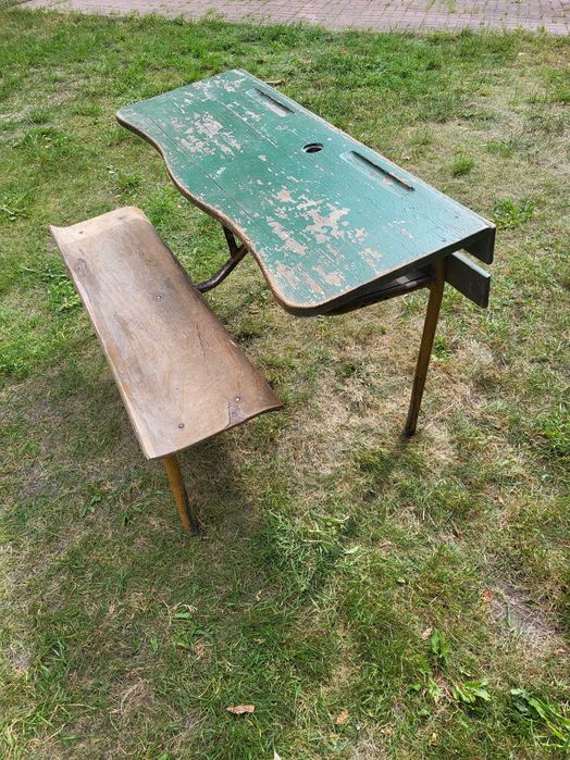 Stara ŁAWKA szkolna do renowacji